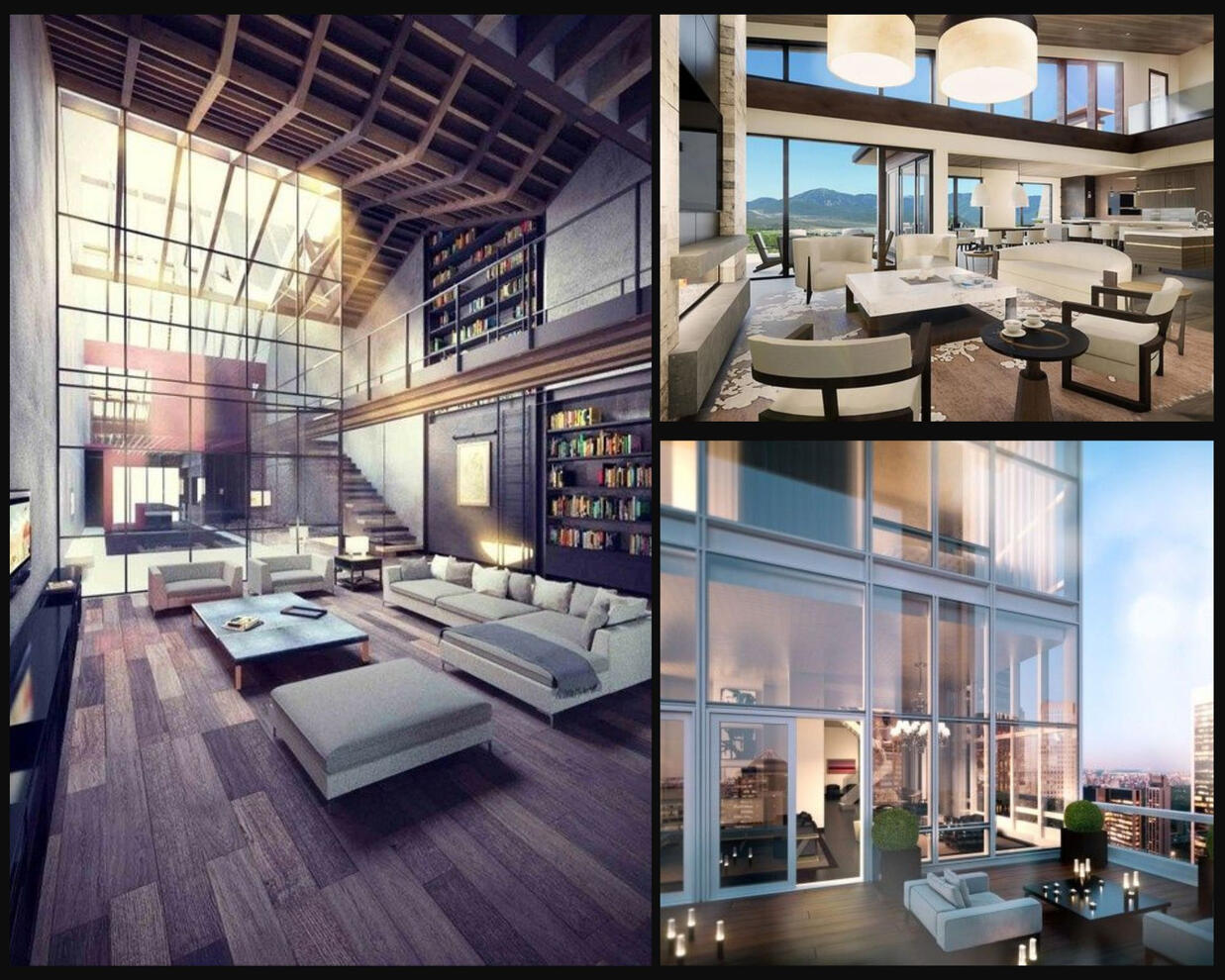 The library lounge, common room, and viewing deck. (Click image to enlarge.)